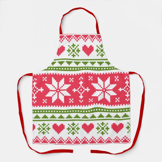 Merry Christmas pattern 3 Schort (Voorkant)