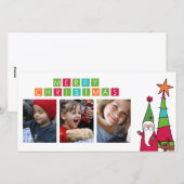 merry christmas photo card feestdagenkaart (Voorkant / Achterkant)