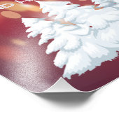 Merry christmas photo foto afdruk (Hoek)