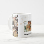 Merry Christmas Photo Mug – Your Family Collage (Devant gauche)