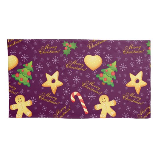 Merry Christmas Pillowcases Kussensloop (Achterkant-Rechts)