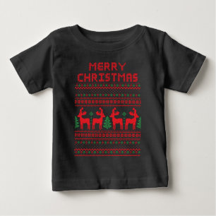 MERRY CHRISTMAS PIXEL ART STYLE T-shirt