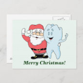 "Merry Christmas" Post Kaart (Voorkant / Achterkant)