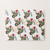 Merry Christmas Puzzle Christmas Opossum (Horizontal)