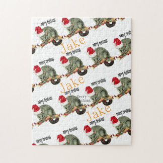 Merry Christmas Puzzle Christmas Opossum Legpuzzel