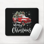 Merry Christmas Red Truck Family Matching Christma Muismat (Met muis)