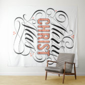 Merry CHRISTmas Religious Marquee Sign Calligraphy Wandkleed (In Situ (horizontaal))