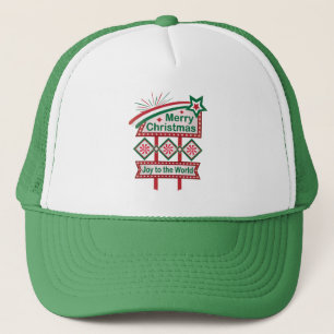 Merry Christmas Retro Marquee - Plezier voor de We Trucker Pet