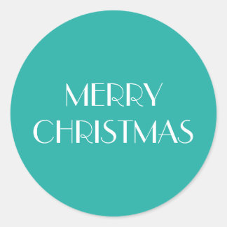MERRY CHRISTMAS! RONDE STICKER