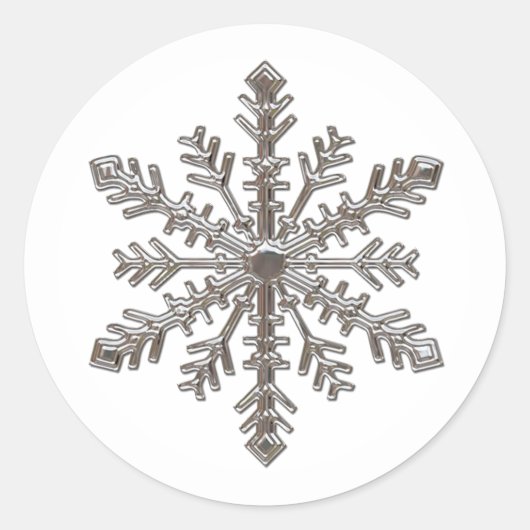 MERRY CHRISTMAS RONDE STICKER (Voorkant)