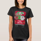 Merry Christmas Santa Claus And Reindeer With Tru T-shirt (Voorkant)