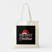 Merry Christmas Santa Claus Funny Family Tote Bag (Achterkant)