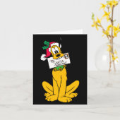 Merry Christmas Santa Claus  Kaart (Gele Bloem)