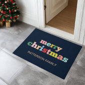 MERRY CHRISTMAS Script Typografie Custom Family Deurmat