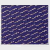 Merry Christmas Simple Stylish Modern Minimal  Cadeaupapier (Vlak)