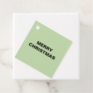 MERRY CHRISTMAS SIMPLE WHITE LABEL