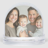 Merry christmas snow globe personalize family (Arrière)