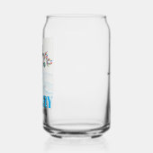 Merry Christmas Snowman Drinkware Set Blikvorm Glas (Links)