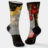 Merry Christmas Sokken (Gebogen)