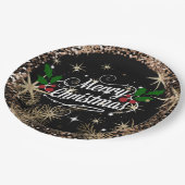 Merry Christmas, sparkle, glitter and shine, Papieren Bordje (Gekanteld)
