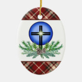 Merry Christmas St. Luke Lutheran Church Keramisch Ornament (Voorkant)