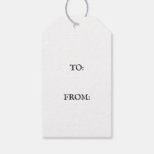 Merry Christmas Stag Gift Labels Cadeaulabel (Achterkant)