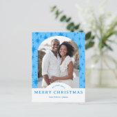 MERRY CHRISTMAS Stars Holiday CUSTOM Arch PHOTO Briefkaart (Staand voorkant)