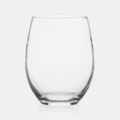 Merry Christmas Stemless Wijnglas Zonder Voet (Links)