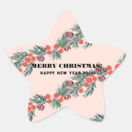 Merry Christmas! Ster Sticker