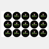 Merry Christmas' sticker and label  (Feuille)