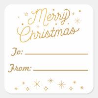 MERRY CHRISTMAS / Stickers Noël