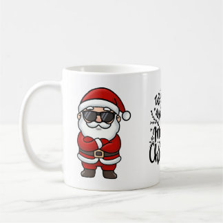Merry Christmas Tasse - Cooler Weihnachtsmann Koffiemok