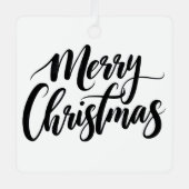 Merry Christmas Text Ornament (Voorkant)