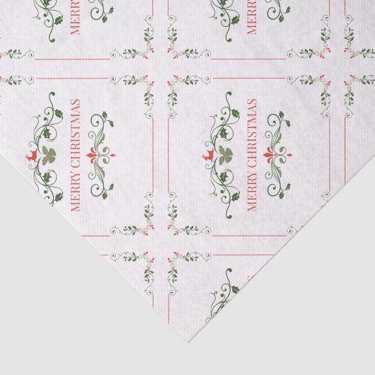 MERRY CHRISTMAS TISSUE PAPIER (Detail)