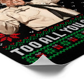 Merry Christmas To All You Sumes Ugly Sweater Vint Poster (Hoek)