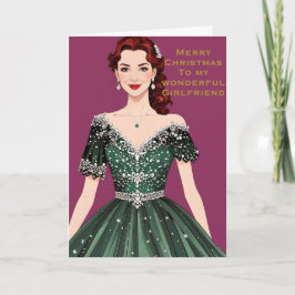 Merry Christmas to my Wonderful Girlfriend Kaart