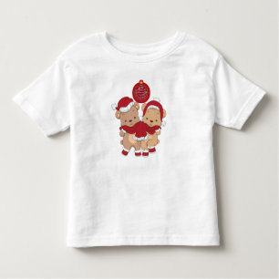 Merry Christmas Toddler Fine Jersey T-Shirt