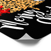 Merry Christmas Tree Buffalo Plaid Red Green Xmas Poster (Hoek)