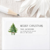 Merry Christmas Tree Label (Insitu)