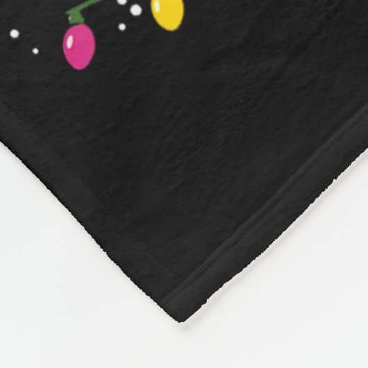 Merry Christmas Tree Plaid Us Flag Snowflake Xmas  Fleece Deken (Hoek)