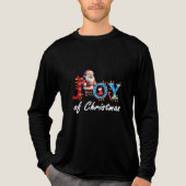 Merry Christmas Tri-Blend Shirt (Voorkant volledig)