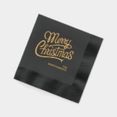 Merry Christmas Typography Party (Gauche)