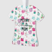 Merry Christmas Ugly Sweater Waterverf Ornament (voorkant)