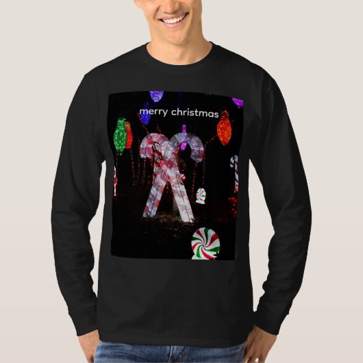 MERRY CHRISTMAS  UNISEX LONG SLEEVE SHIRT (Voorkant)