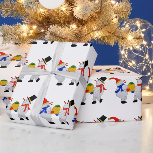 MERRY CHRISTMAS VAN DE SNOWMEN CADEAUPAPIER (Feestdagen)