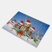 MERRY CHRISTMAS VAN ONS! DEURMAT (Schuin)