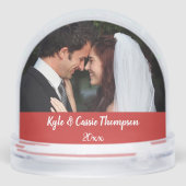 Merry Christmas Wedding Double Photo (Arrière)