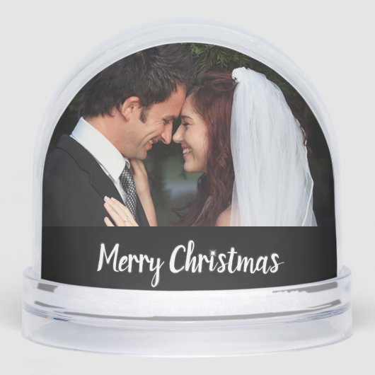 Merry Christmas Wedding Double Photo (black/white) (Avant)