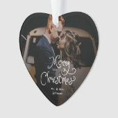 Merry Christmas Whimsical Script  Custom Photo  (devant)