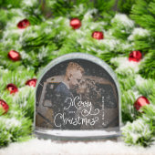 Merry Christmas Whimsical Script  Custom Photo  (Noël)